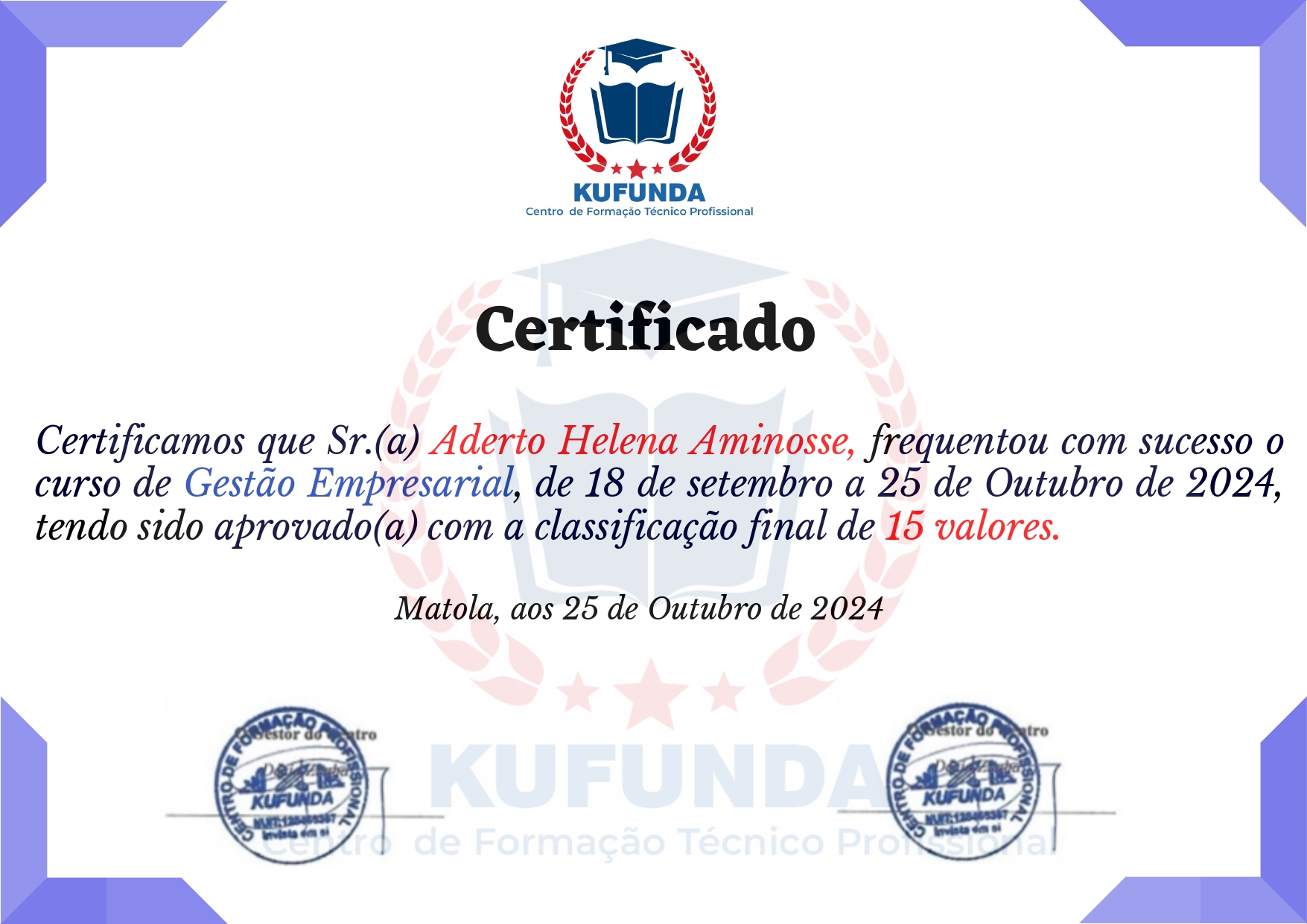 Cursos de Qualidade